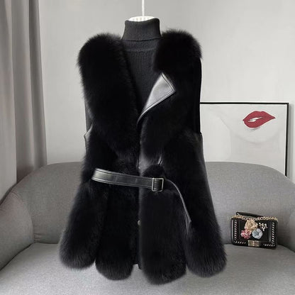 Dames Faux Fur Bodywarmer Stijlvol Warm Modieus