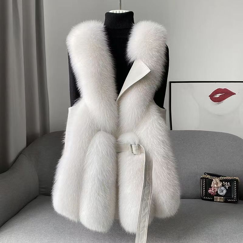 Dames Faux Fur Bodywarmer Stijlvol Warm Modieus