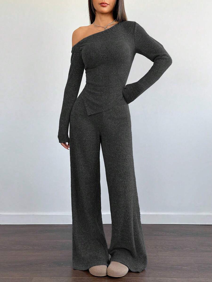 Dames Set One Shoulder Stijl