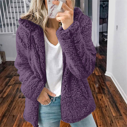 Dames Teddy Fleece Vest Zacht Elegante Stijl