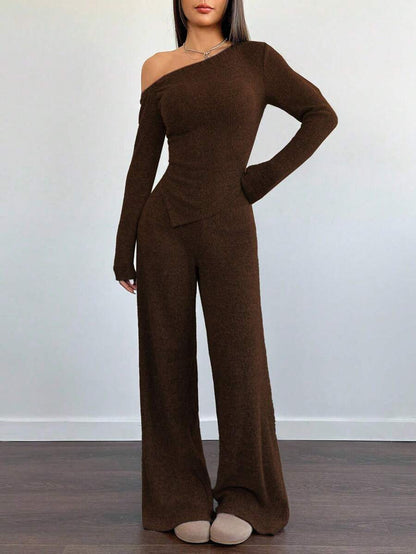 Dames Set One Shoulder Stijl