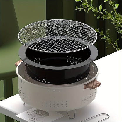Elektrische Draagbare Grill Rookvrij voor Binnen en Buiten