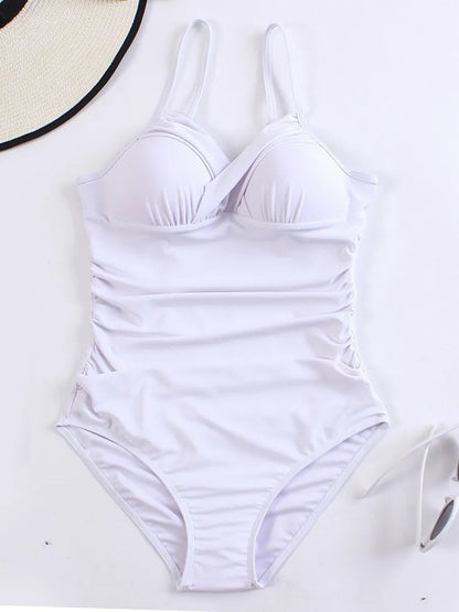 Plus-Size Badpak Gewatteerd voor Vrouwen Stijlvol