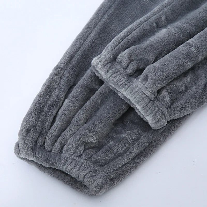 Warme Zachte Pyjama voor Mannen Winter Nachtkleding