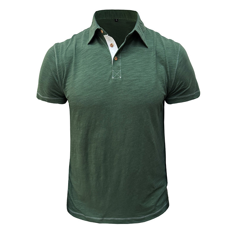 Heren Poloshirt Zacht Katoen Matteo casual fit