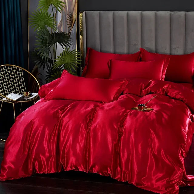 Zijde Beddengoed Set Luxe Satijn Soft