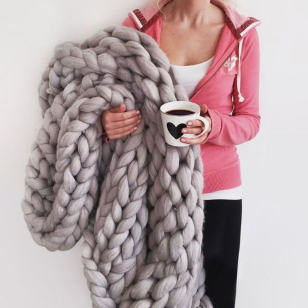 Winterkleed Zacht Gebreid DIY Stijl - Mode Vibes