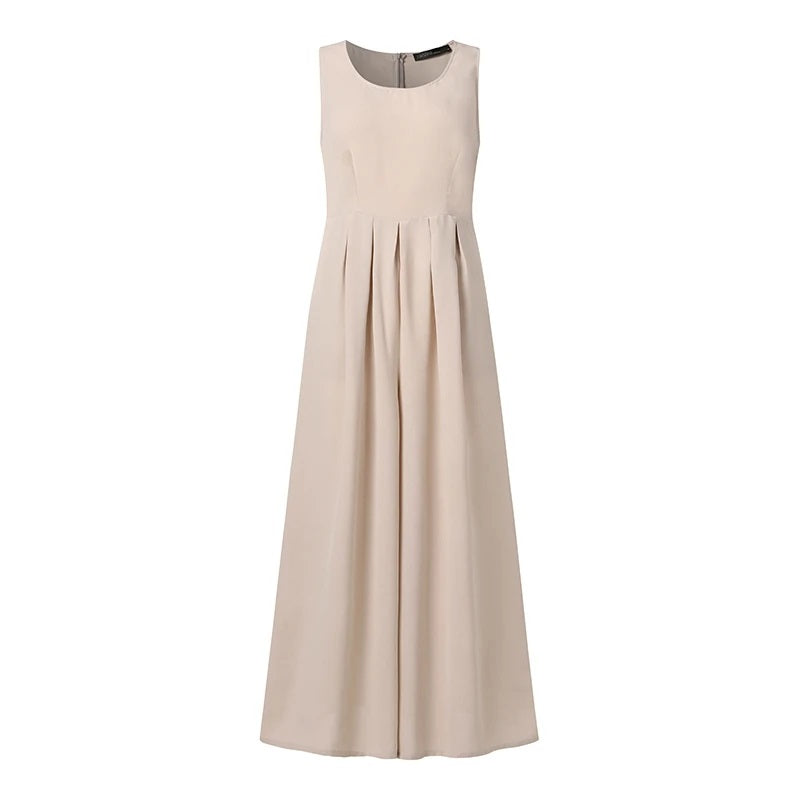 Plus Size Jumpsuit Modieus Comfortabel Zomerjurk voor Vrouwen