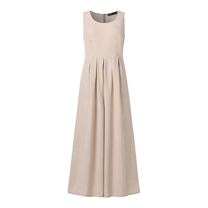 Plus Size Jumpsuit Modieus Comfortabel Zomerjurk voor Vrouwen