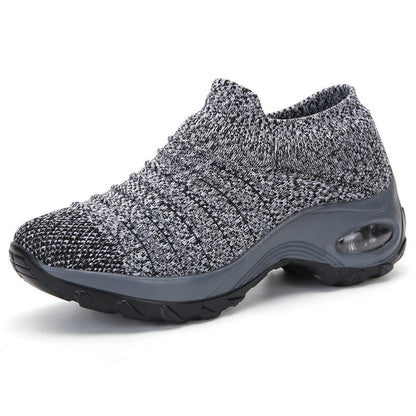 Dames Orthopedische Sneaker Grijze Cushion Zool Comfortabel