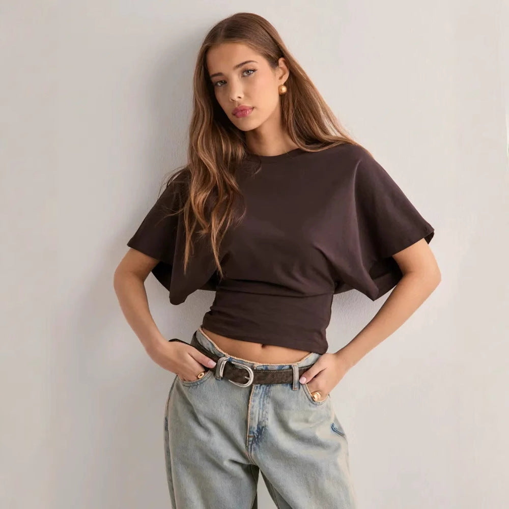 Dames Top Oversized Mouwen Stijlvolle Kleding