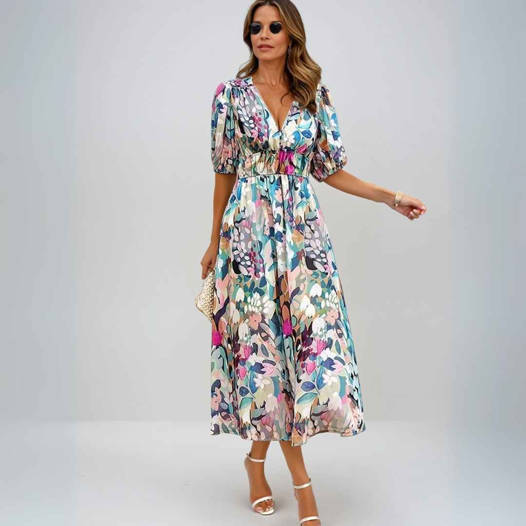 Dames Zomerjurk Elegant Lichtgewicht Pasvorm - Mode Vibes
