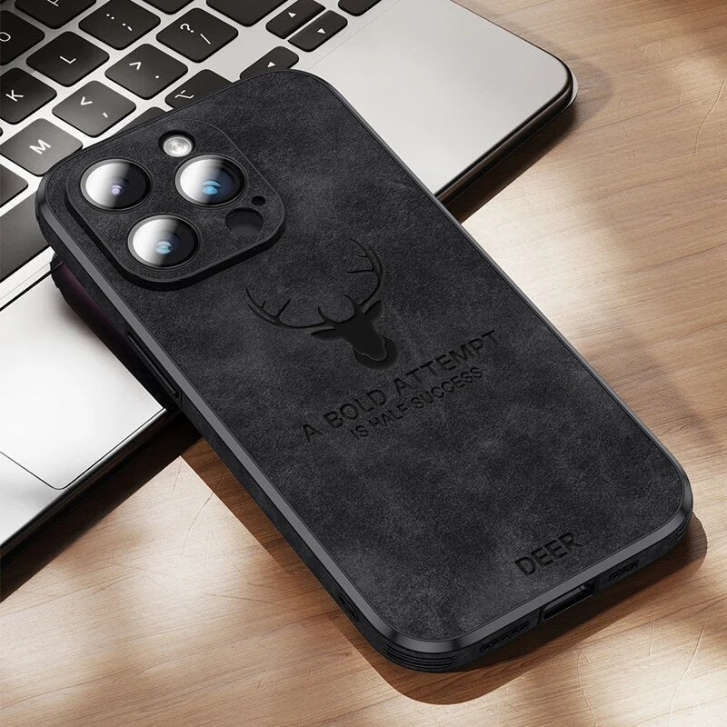 iPhone Hoes van Hertenleer Luxe Beschermhoes Veltro