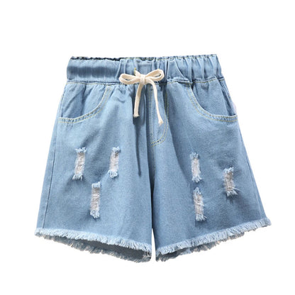 Plus Size Jeans Short Casual Stijlvol Zomerbroek