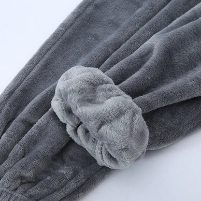 Warme Zachte Pyjama voor Mannen Winter Nachtkleding