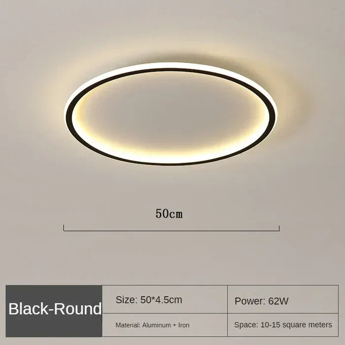 Ronde Plafondlamp Modern Scandinavisch Design AuroraSphere
