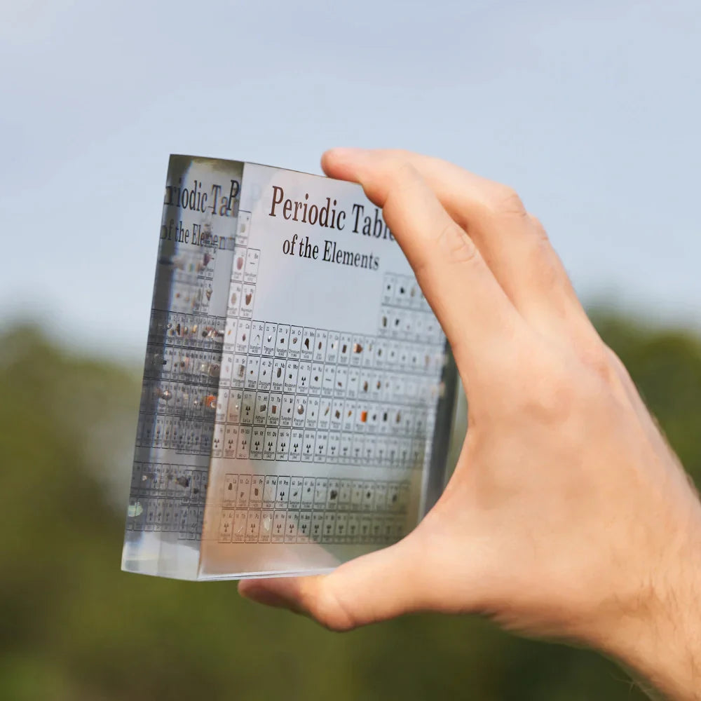 Periodieke Tabel Lamp met Echte Elementen