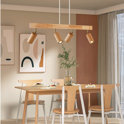 Houten Plafondspotlamp Verstelbaar EcoLux Design