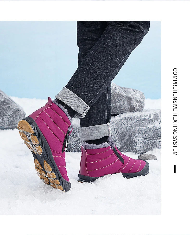 Waterdichte Ankle Boots Sneeuwlaarzen voor Vrouwen en Mannen