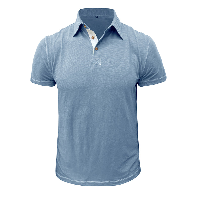 Heren Poloshirt Zacht Katoen Matteo casual fit