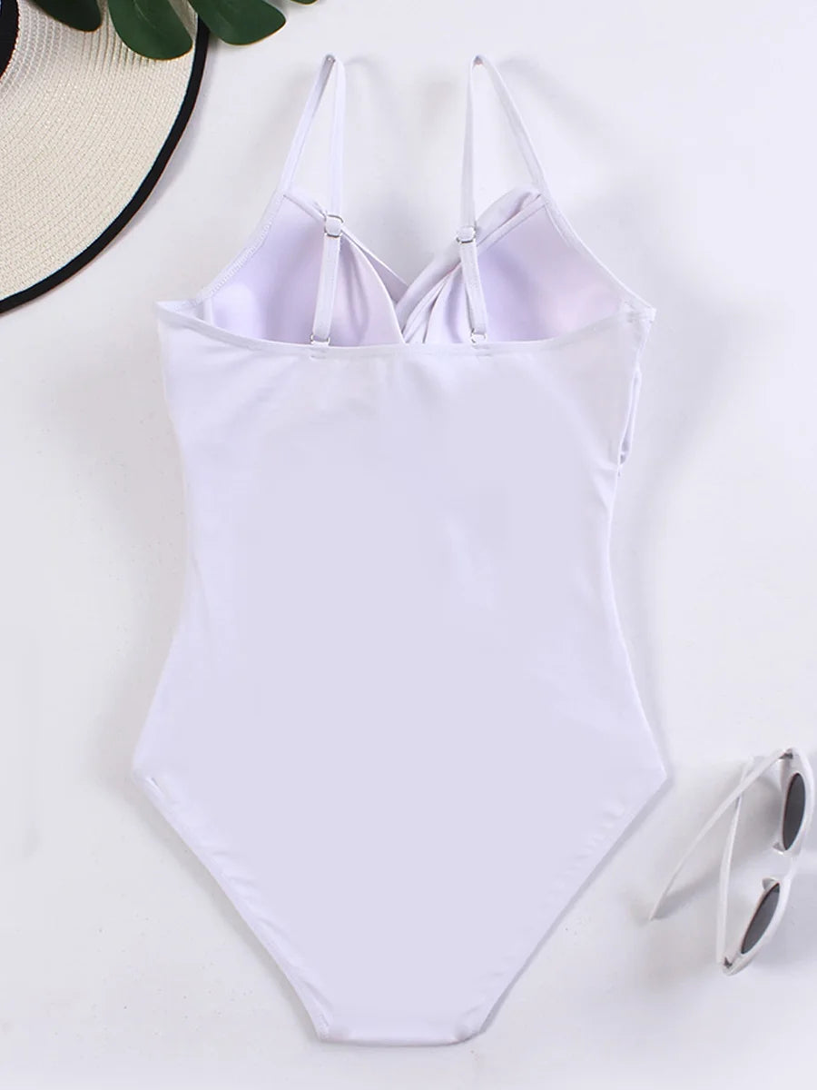 Plus-Size Badpak Gewatteerd voor Vrouwen Stijlvol
