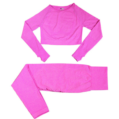 Yoga Sportset Dames Naadloze Legging en Top Set