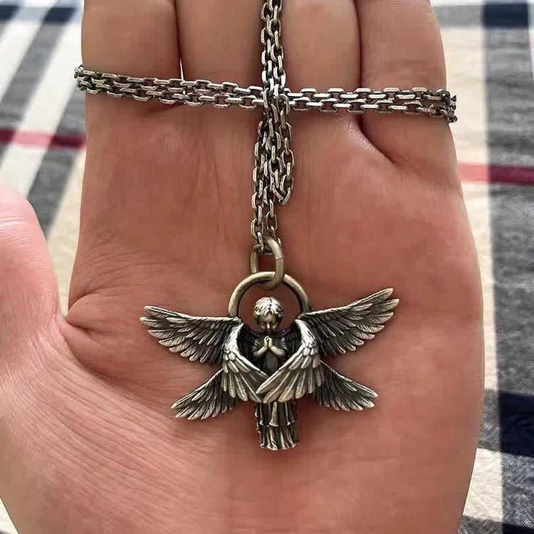 Engelenvleugel Ketting Serafim Bescherming Zilver