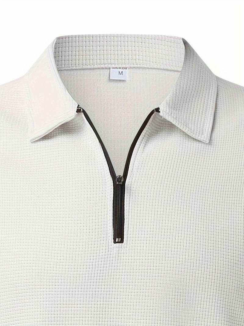 Lennox – Heren Wafelshirt met Lange Mouwen en V-Hals