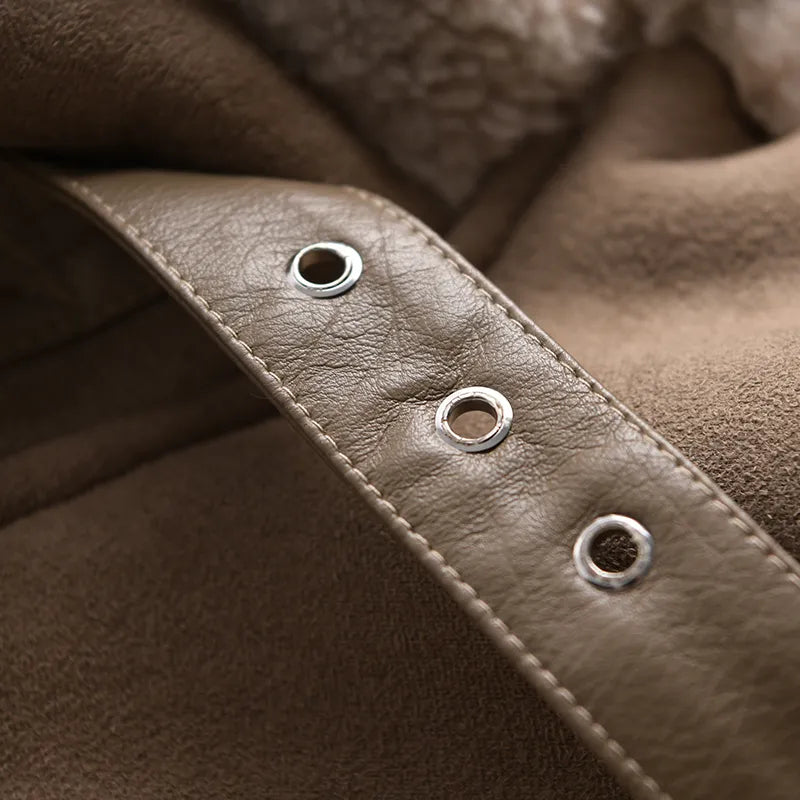 Suède Winterjas Warm en Stijlvol Nova Design
