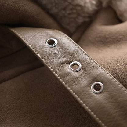 Suède Winterjas Warm en Stijlvol Nova Design