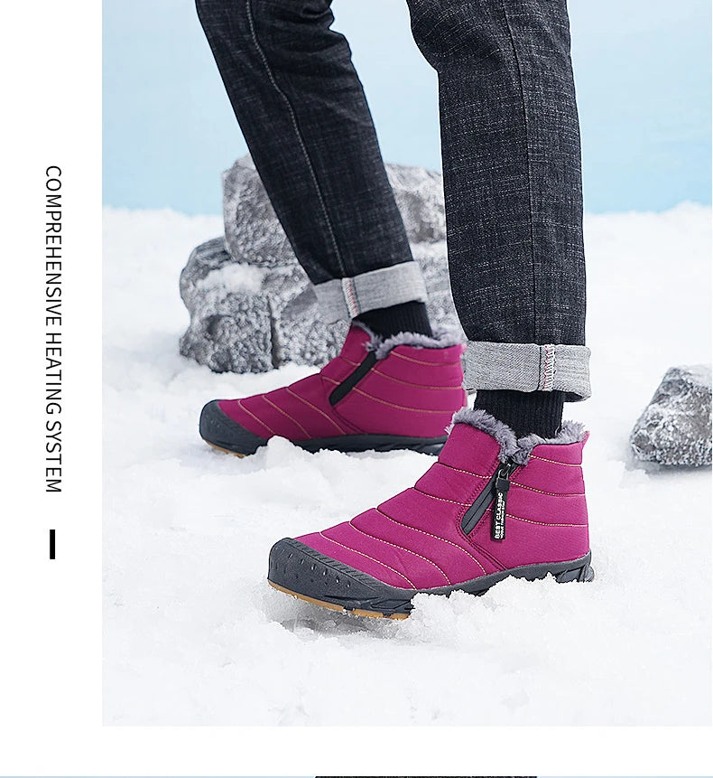 Waterdichte Ankle Boots Sneeuwlaarzen voor Vrouwen en Mannen