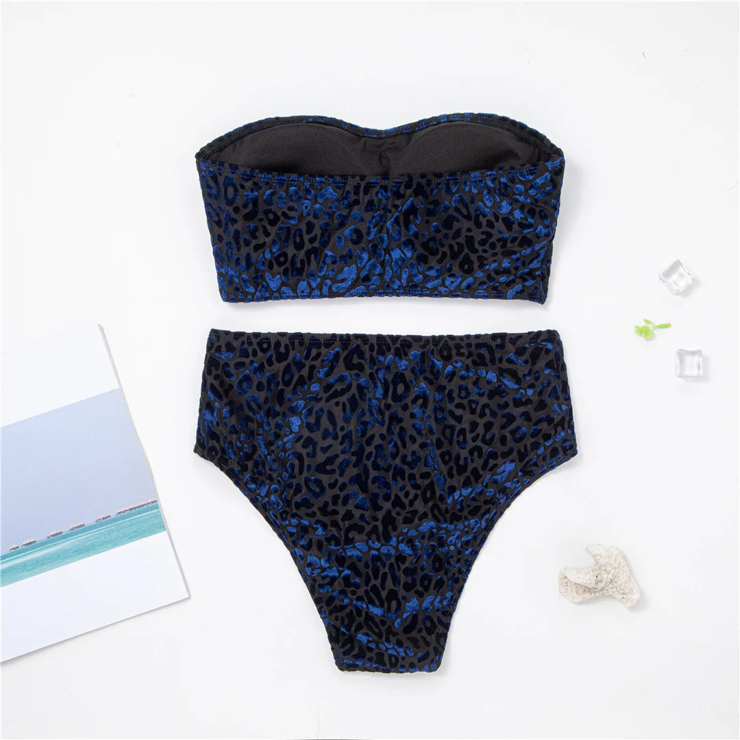 Plus-Size Bikini Sexy Stijlvol zwart