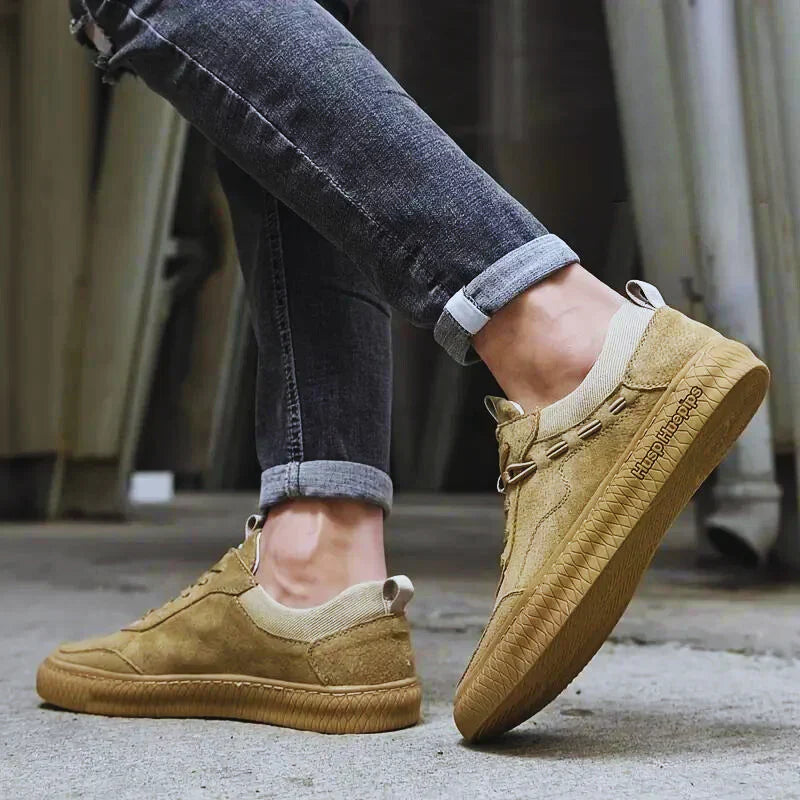 Heren Suède Sneakers Casual Stijl Maxon