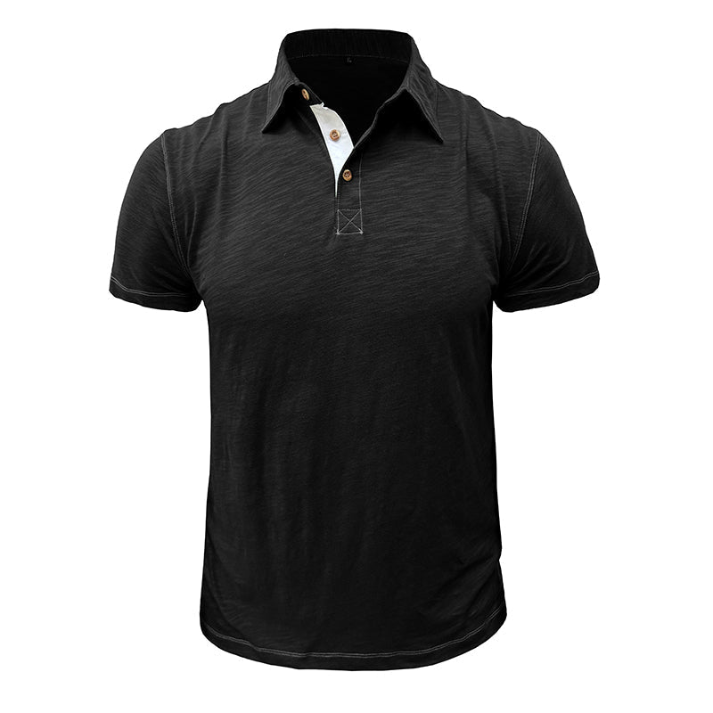 Heren Poloshirt Zacht Katoen Matteo casual fit