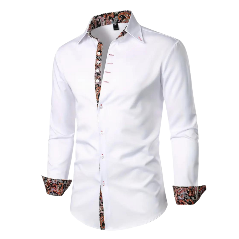Mannen Feestoverhemd Trendy Stijl Matteo