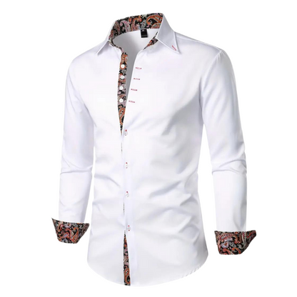Mannen Feestoverhemd Trendy Stijl Matteo