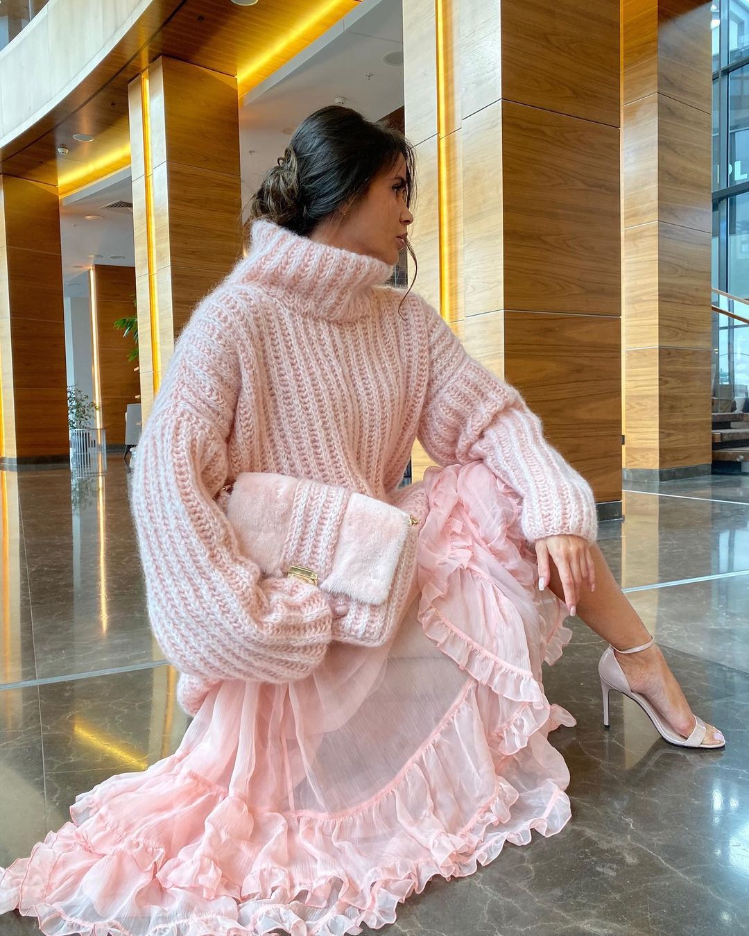 Dames Oversized Trui Grof Gebreid Zacht Colmodel