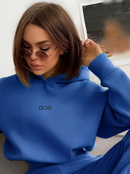 Tweedelige Set met Letterprint Stijlvol en Chic - Mode Vibes