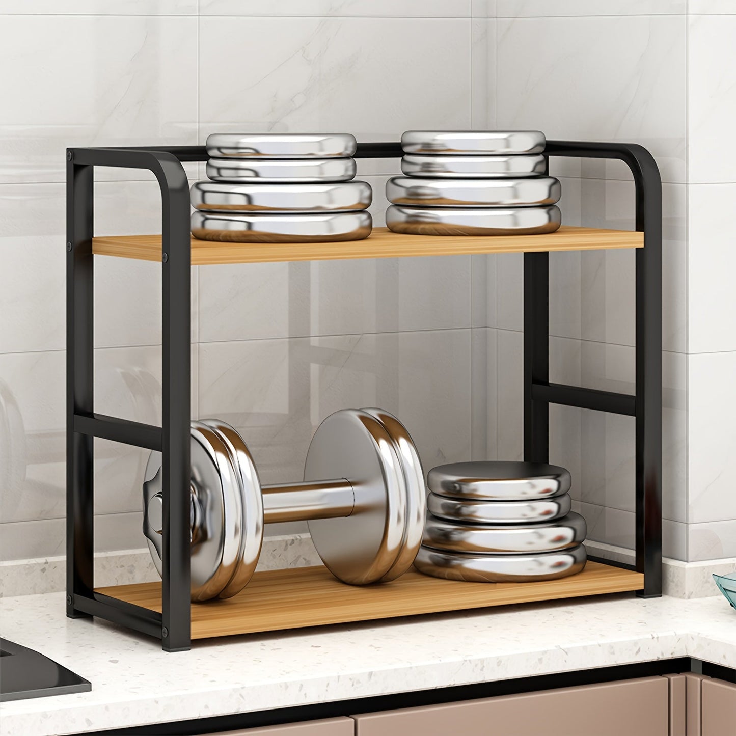 Roestvrijstalen Kruidenrek voor Aanrecht Modern Design
