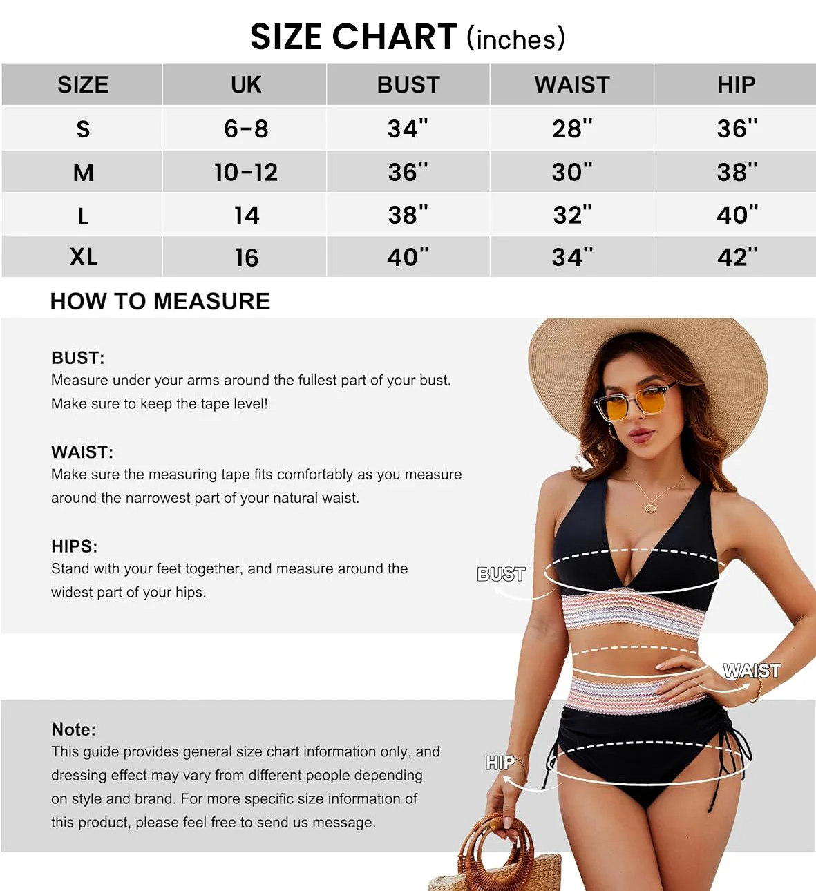 Bikini Set High-Waist Push Up Top en Slip