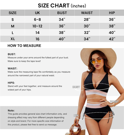 Bikini Set High-Waist Push Up Top en Slip