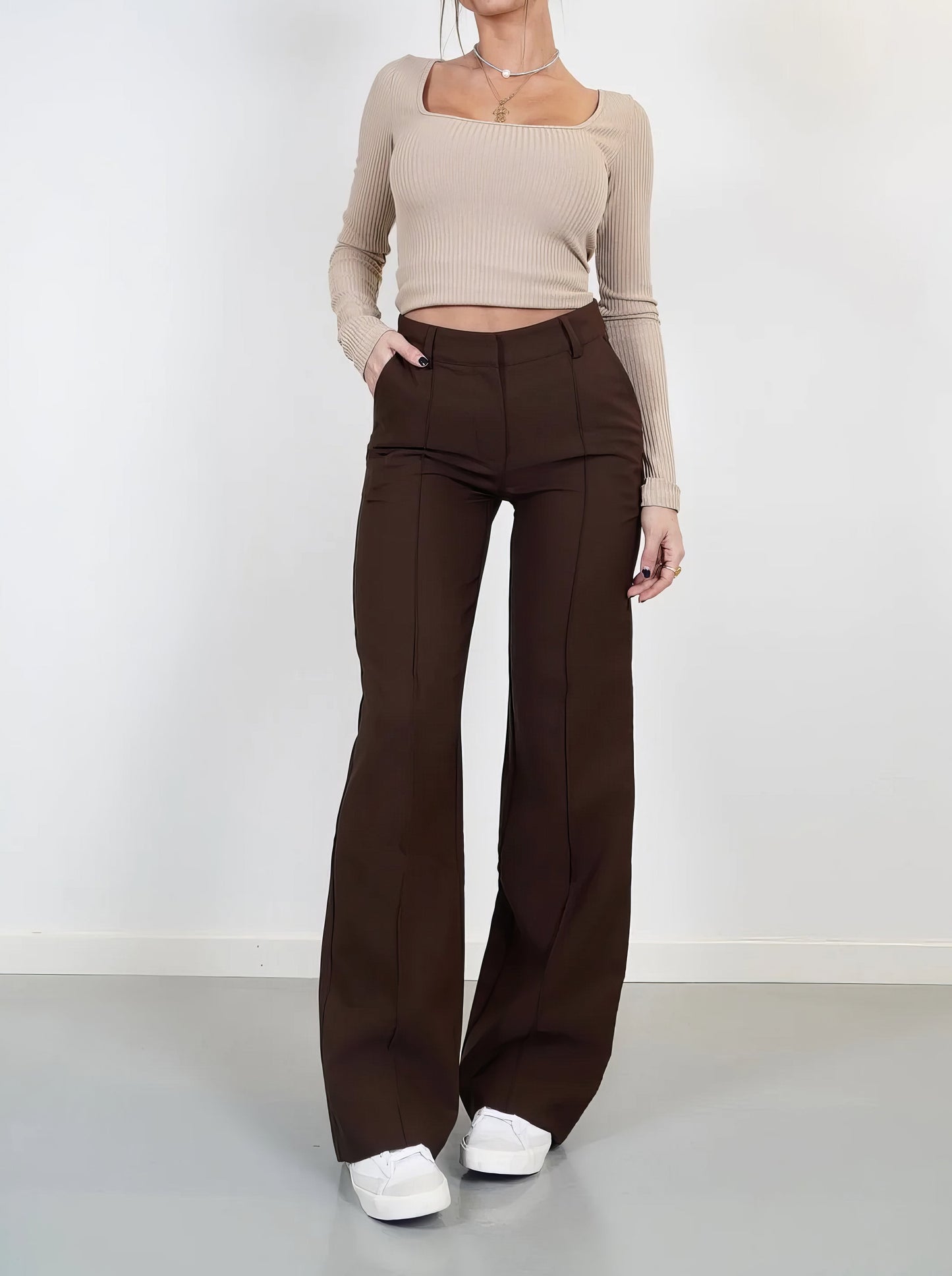 Paloma Wijde Pijpen Broek voor Comfortabele Chic