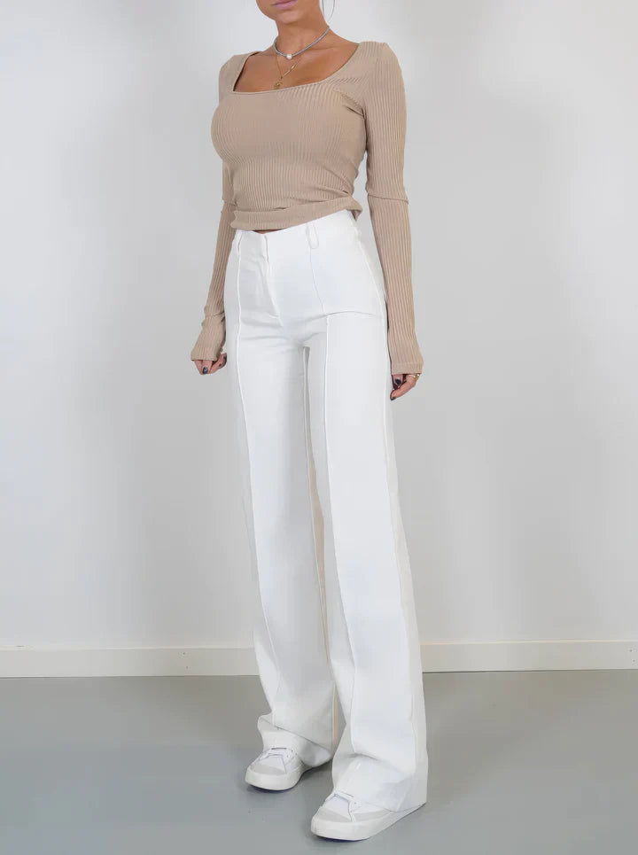 Wijde Broek voor Vrouw Comfortabel Zittend Model
