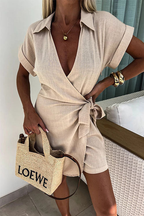 Dames Jumpsuit Linnen Katoen Comfortabele Pasvorm
