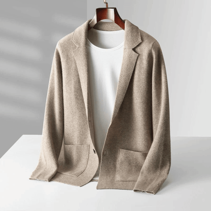 Wollen Damesmantel met Zak – Ideaal voor Herfst en Winter
