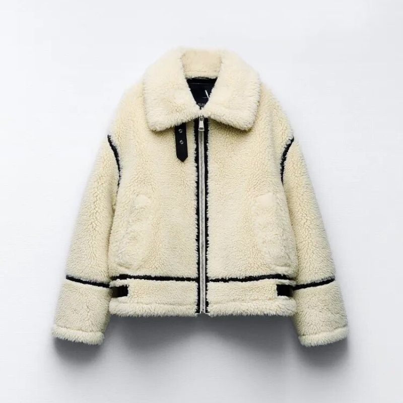 Dames Fleecejack Warm en Zacht - Mode Vibes