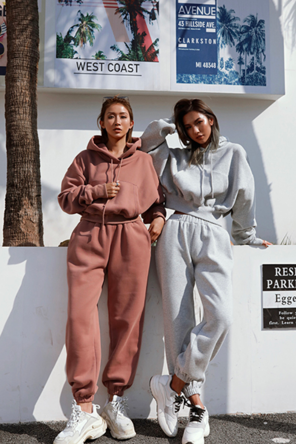 Vrouwelijke Sportkleding Set Plus Size Comfortabel - Mode Vibes