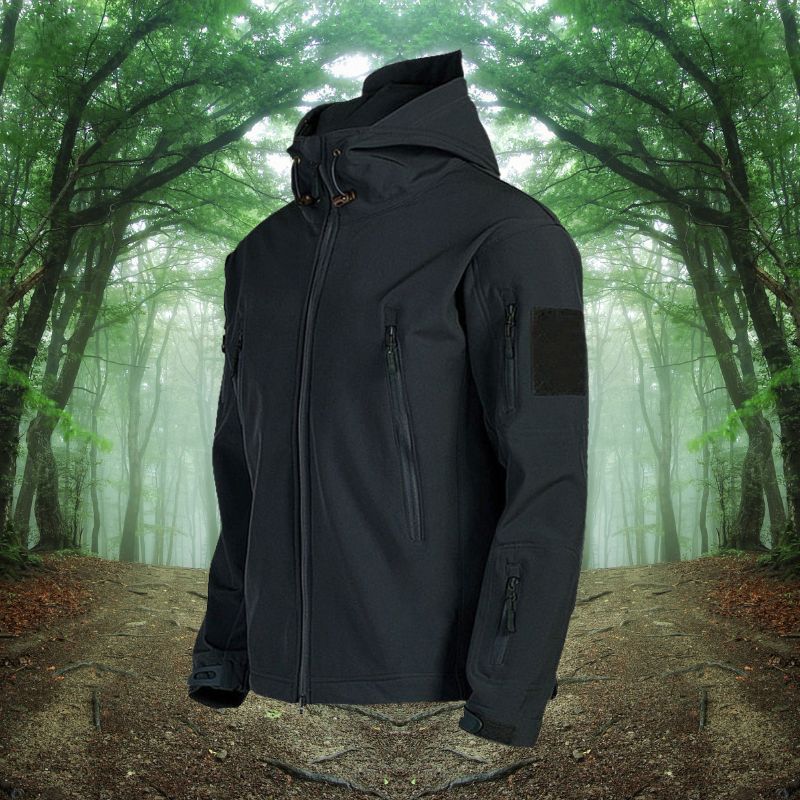 Waterdichte Heren Outdoor Jas – Winddicht & Functioneel met Antidiefstaltassen