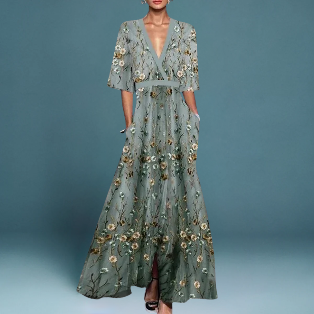 Dames Elegante Jurk Slimvallend