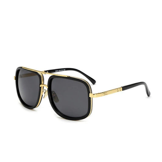 Retro Zonnebril Heren Modieus Sander Stijl - Mode Vibes